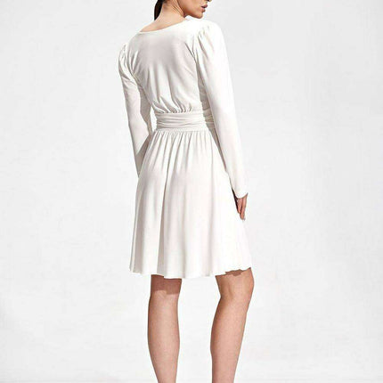 Elegant Sweetheart Flared Dress - Très Elite