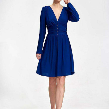 Elegant Sweetheart Flared Dress - Très Elite