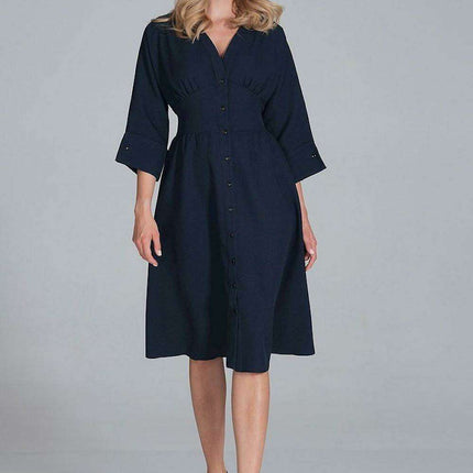 Elegant Sweetheart Kimono Midi Dress with Stylish Wide Sleeves - Très Elite