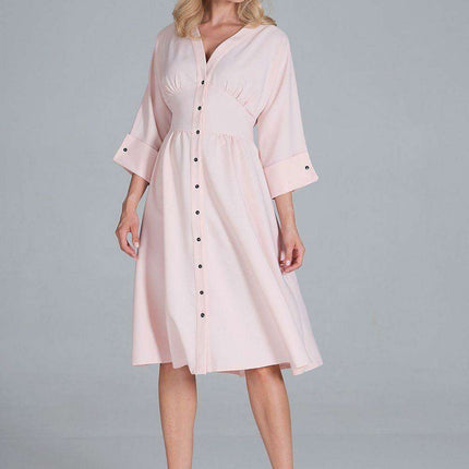 Elegant Sweetheart Kimono Midi Dress with Stylish Wide Sleeves - Très Elite