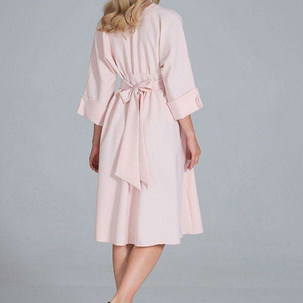 Elegant Sweetheart Kimono Midi Dress with Stylish Wide Sleeves - Très Elite
