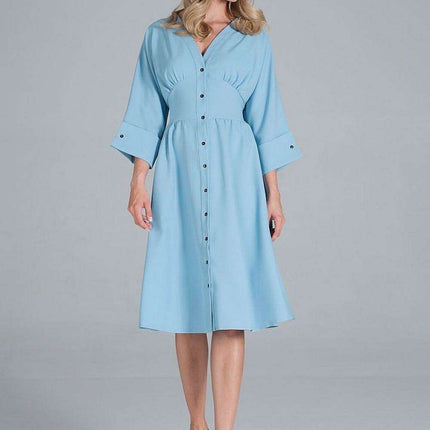 Elegant Sweetheart Kimono Midi Dress with Stylish Wide Sleeves - Très Elite