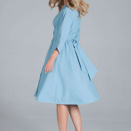 Elegant Sweetheart Kimono Midi Dress with Stylish Wide Sleeves - Très Elite