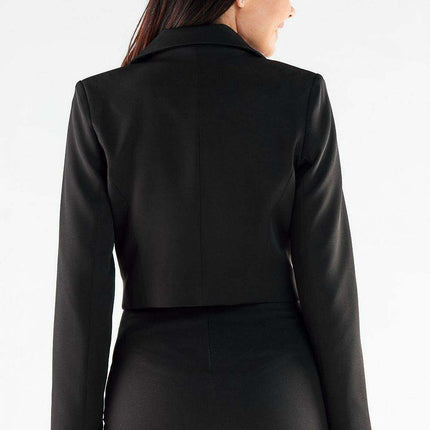 Elegant Tailored Button Blazer - Très Elite