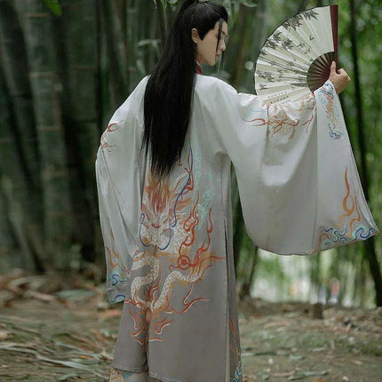 Elegant Tang Dynasty Swordsman Hanfu Outfit - Men's Cultural Performance and Cosplay Costume