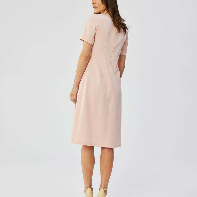 Elegant Teardrop Neckline Cocktail Gown