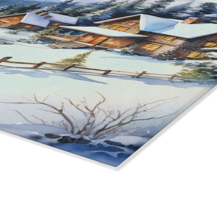 Elegant Tempered Glass Cutting Board Duo - Precision and Style for the Modern Kitchen