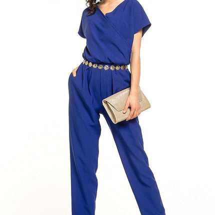 Elegant Tessita Jumpsuit: Stylish One-Piece with Envelope Neckline