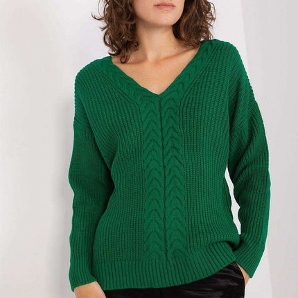 Elegant Textured V-Neck Sweater