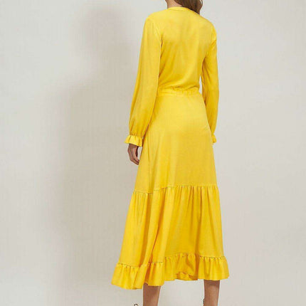 Elegant Tie Belt Midi Dress For Women In Europe Chic - Très Elite