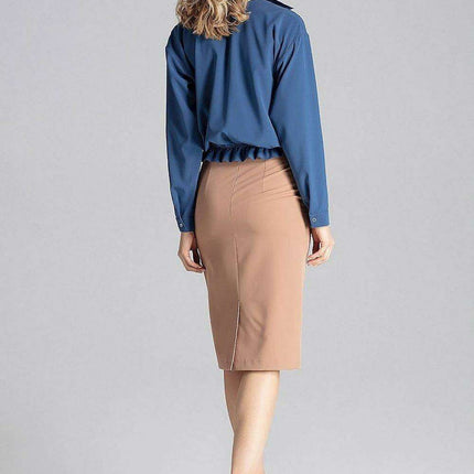 Elegant Tie-Detail Button-Up Blouse - Très Elite