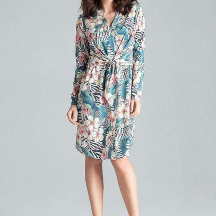 Elegant Tie-Waist Shirt Dress - Très Elite