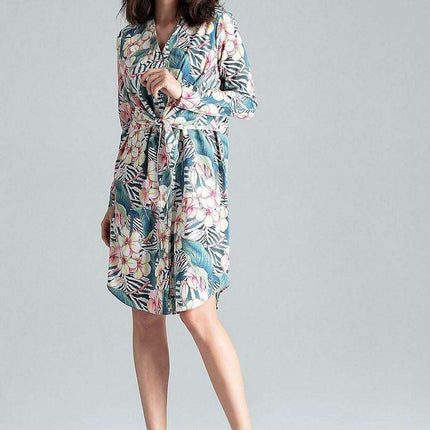Elegant Tie-Waist Shirt Dress - Très Elite