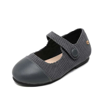 Elegant Toddler Leather Slip-Ons - Classic Black Flats and Oxford Mary Janes with Cushioned Support - Très Elite