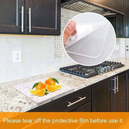 Elegant Transparent Acrylic Cutting Board - Essential Kitchen Accessory for Modern Homes - Très Elite