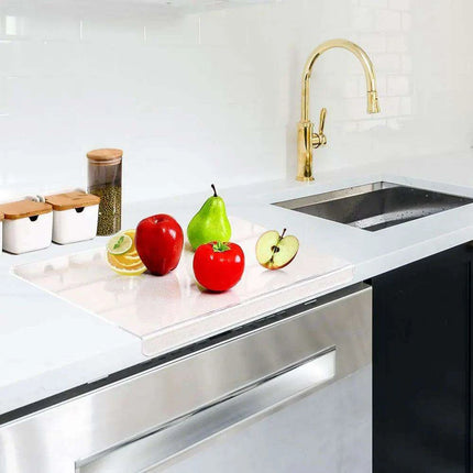 Elegant Transparent Acrylic Cutting Board - Essential Kitchen Accessory for Modern Homes - Très Elite