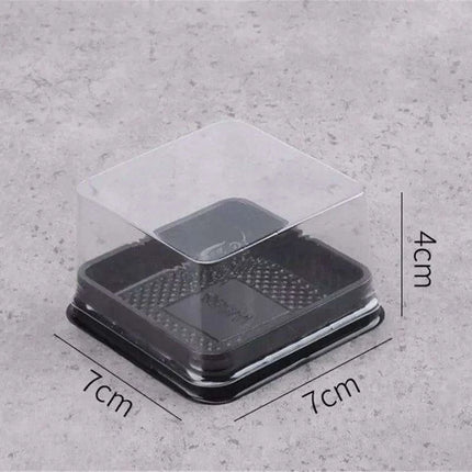Elegant Transparent Baking Box Set - Enhance Your Culinary Creations with Style..