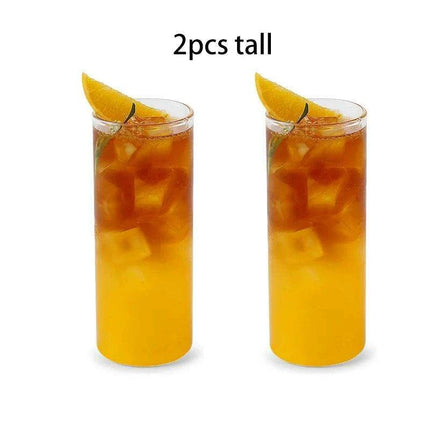 Elegant Transparent Glass Mugs - Essential Collection for Iced Beverages and More - Très Elite