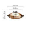 8.5 inch shallow pot