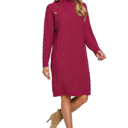 Elegant Turtleneck Knit Dress for Every Occasion