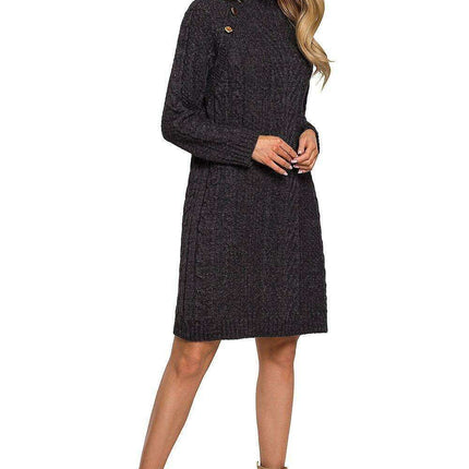 Elegant Turtleneck Knit Dress for Every Occasion