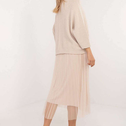 Elegant Two Piece Sweater and Midi Dress Set 202828 - Très Elite