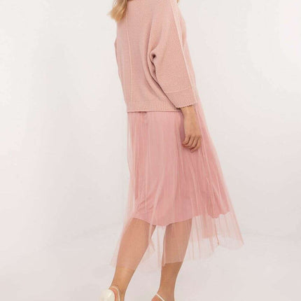 Elegant Two Piece Sweater and Midi Dress Set 202828 - Très Elite