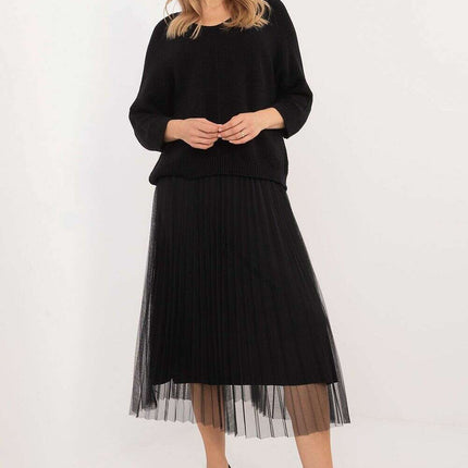 Elegant Two Piece Sweater and Midi Dress Set 202828 - Très Elite