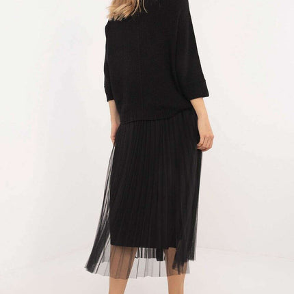 Elegant Two Piece Sweater and Midi Dress Set 202828 - Très Elite