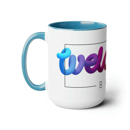Elegant Two-Tone Ceramic Coffee Mugs from the Maison d'Elite Enigma Collection - Très Elite