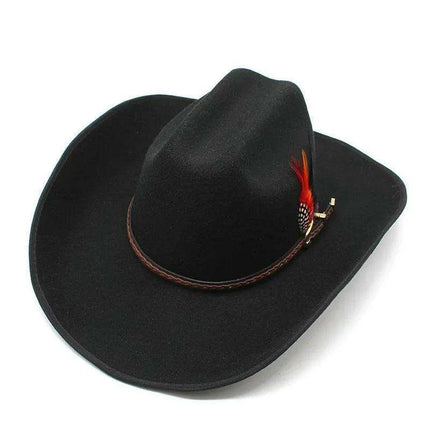 Elegant Unisex Wool Fedora Hat - Stylish Wide Brim for Autumn & Winter Events - Très Elite
