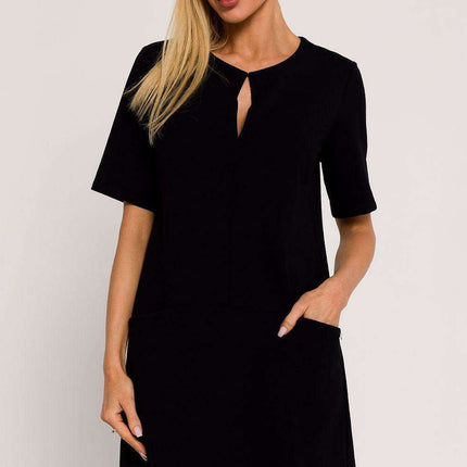 Elegant Urban A-Line Knit Dress