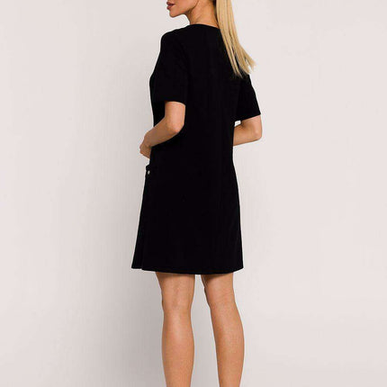 Elegant Urban A-Line Knit Dress - Très Elite