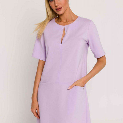 Elegant Urban A-Line Knit Dress