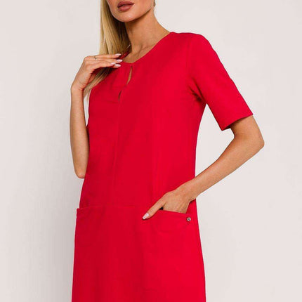 Elegant Urban A-Line Knit Dress
