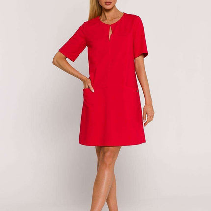Elegant Urban A-Line Knit Dress - Très Elite