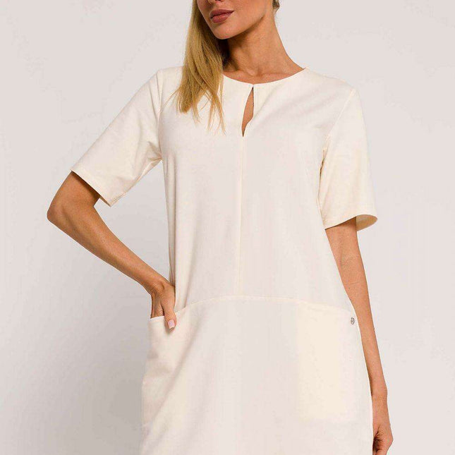 Elegant Urban A-Line Knit Dress