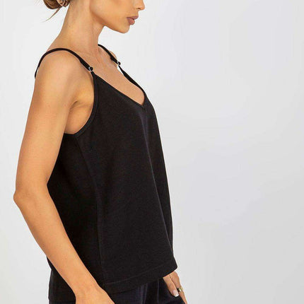 Elegant V-Neck Adjustable Tank by Top Och Bella - Très Elite