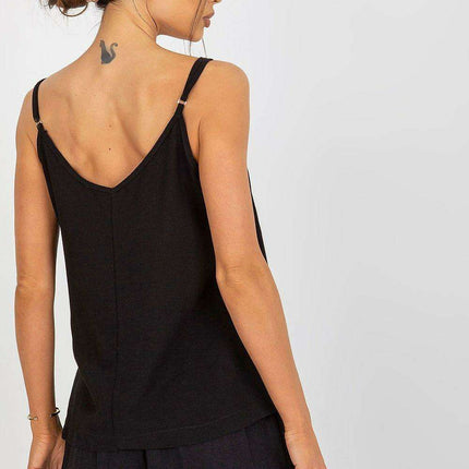 Elegant V-Neck Adjustable Tank by Top Och Bella - Très Elite