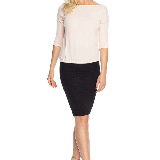 Elegant V-Neck Back Crepe Blouse