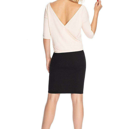 Elegant V-Neck Back Crepe Blouse - Très Elite