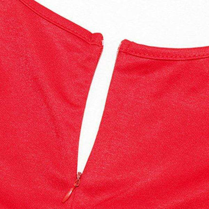 Elegant V-Neck Ruffle Sleeve Dress - Your Must-Have Fashion Staple- Très Elite- Très Elite