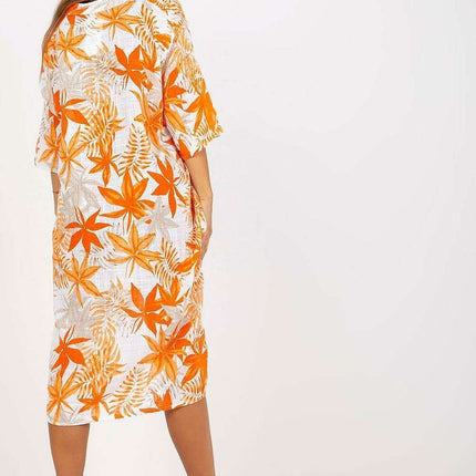 Elegant V Neck Summer Dress Italy Moda Collection Line - Très Elite
