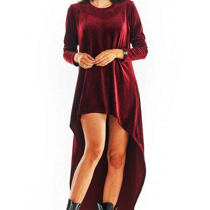 Elegant Velour Evening Gown - Très Elite