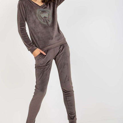 Elegant Velour Lounge Set - Très Elite