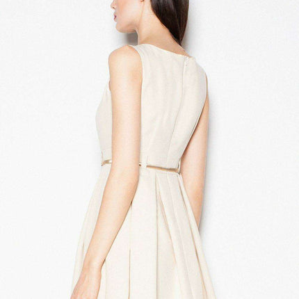 Elegant Venaton Sleeveless Pleated Evening Dress - Très Elite