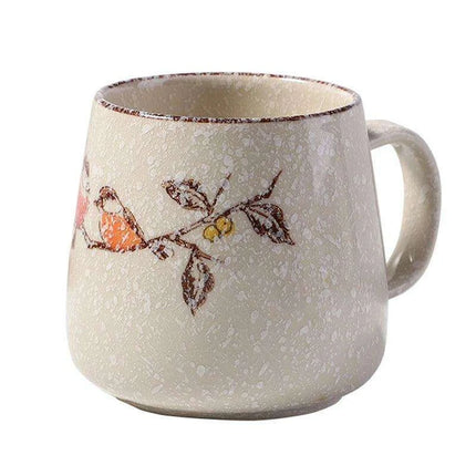 Elegant Vintage Japanese Porcelain Coffee Cup Set with Spoon & Lid - 380ml Perfect for Gifting - Très Elite