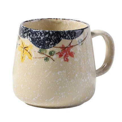 Elegant Vintage Japanese Porcelain Coffee Cup Set with Spoon & Lid - 380ml Perfect for Gifting - Très Elite
