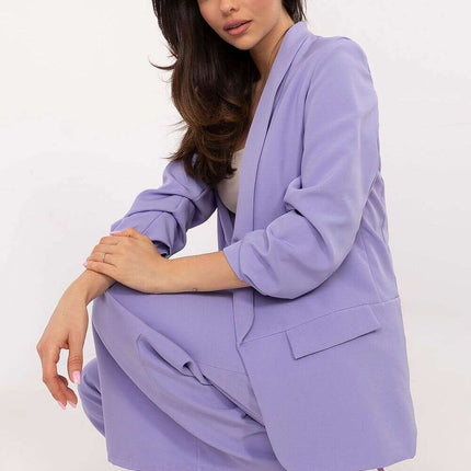Elegant Violet Women Blazer Model 206341 With Stretch - Très Elite