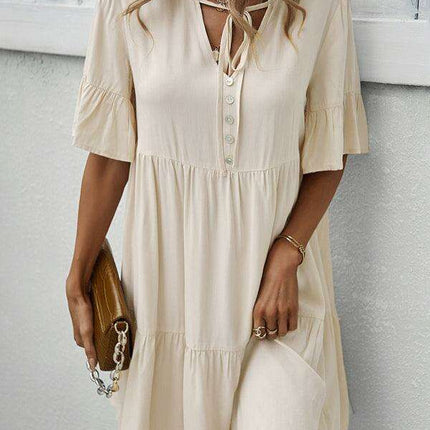 Elegant Viscose Dress for Women - Perfect for Spring and Summer - Très Elite